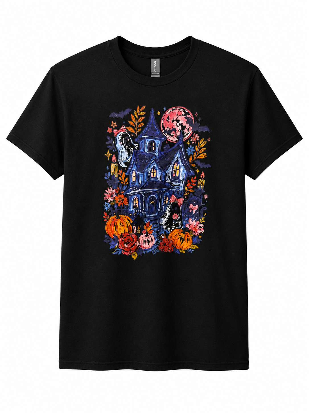 S Haunted House Halloween Tee