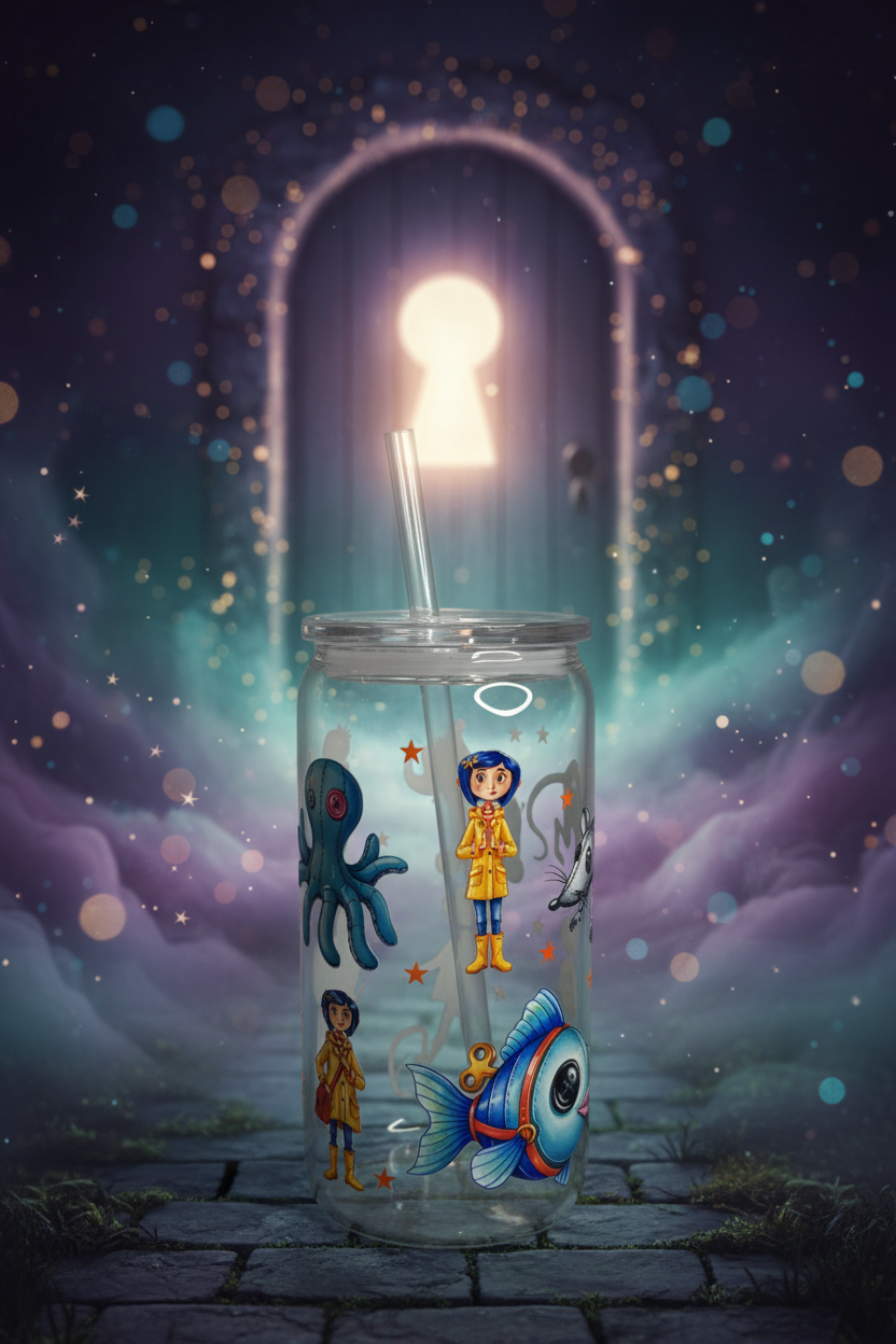 Coraline 16 oz Glass Tumbler